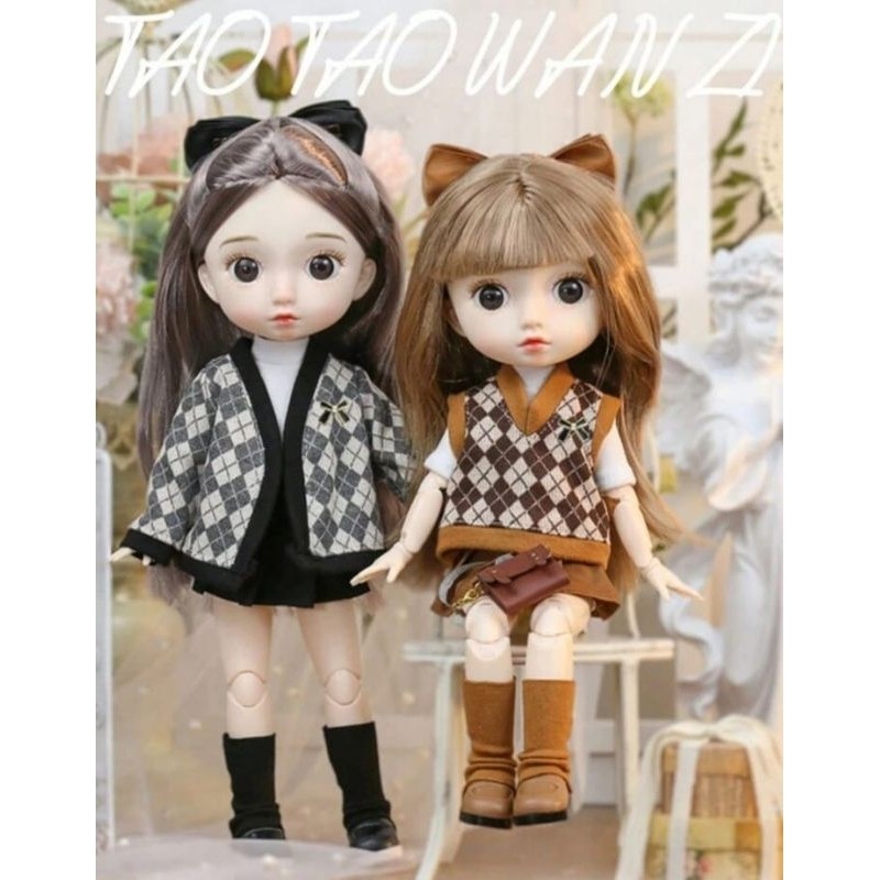 Boneka Anak - Taotao Wanzi 12 Inch Cool Style Girl DollCO
