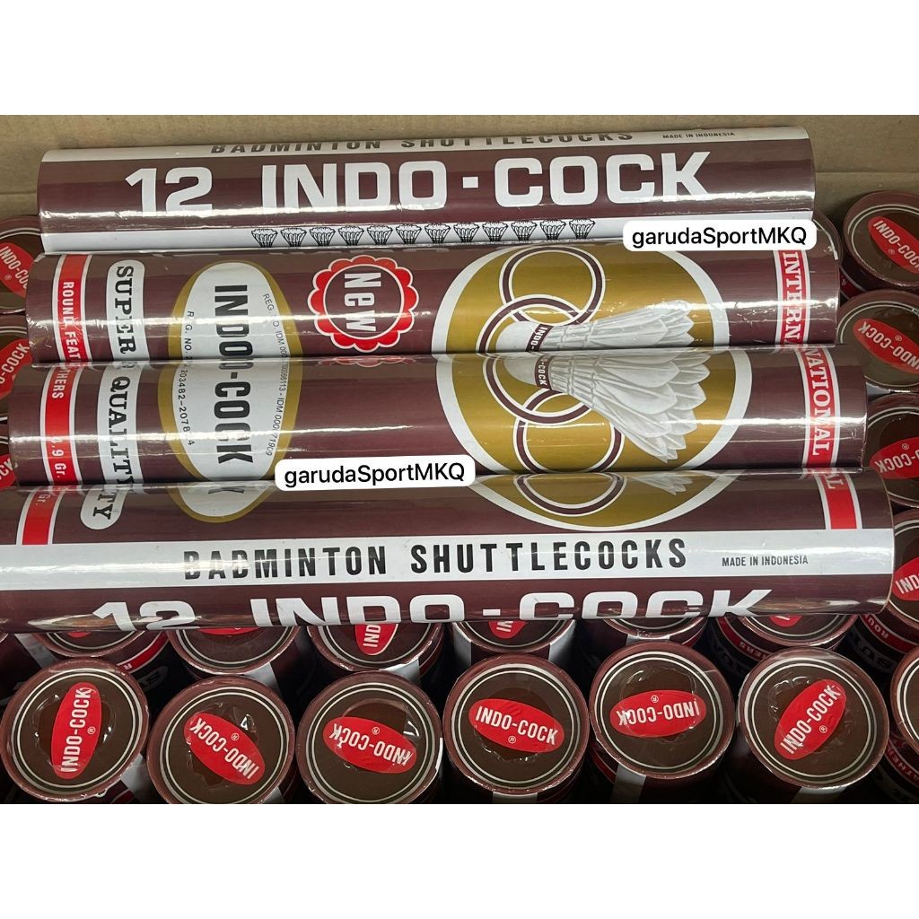 Shuttlecock Indocock COKLAT / Cock Indocock / Bola Bulutangkis Indocock COKLAT
