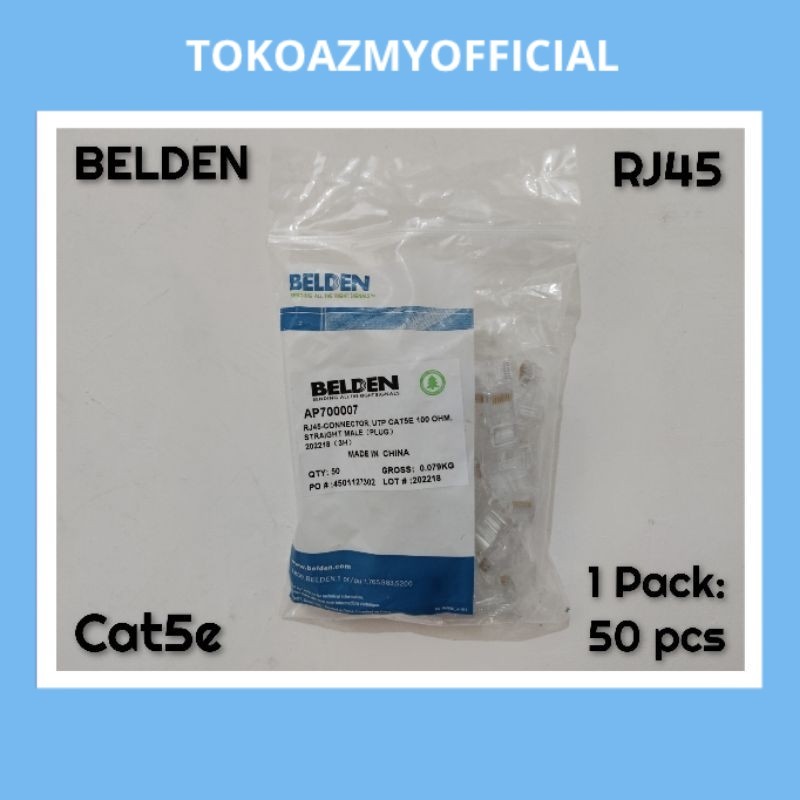 Belden RJ45 Konektor LAN Connector UTP FTP Cat5e Cat 5e