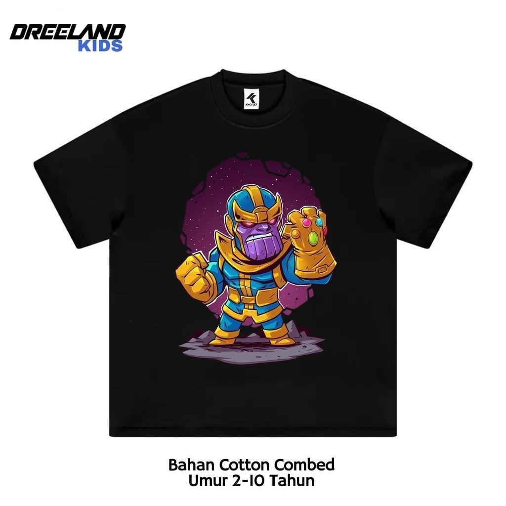 Dreeland Kids Kaos Anak Baju Anak Thanos / Kaos Tshirt Anak Marvel Thanos Laki Laki Perempuan
