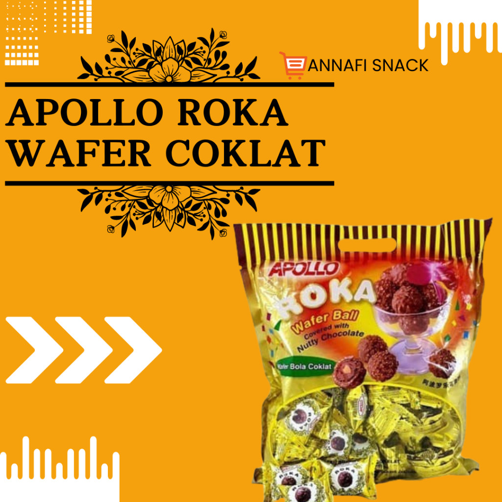 

ROKA COKLAT WAFER BOLA COKLAT // APOLLO COKLAT