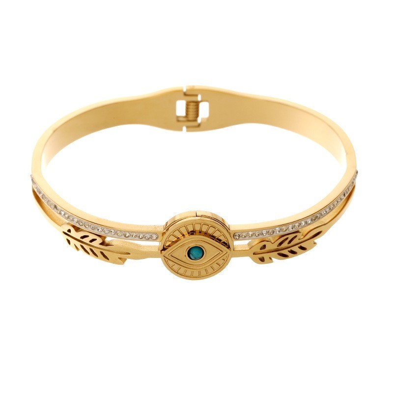 Gelang Wanita Kekinian / Gelang Wanita Logam / Gelang Mata Jahat / Gelang Tangan Wanita -
