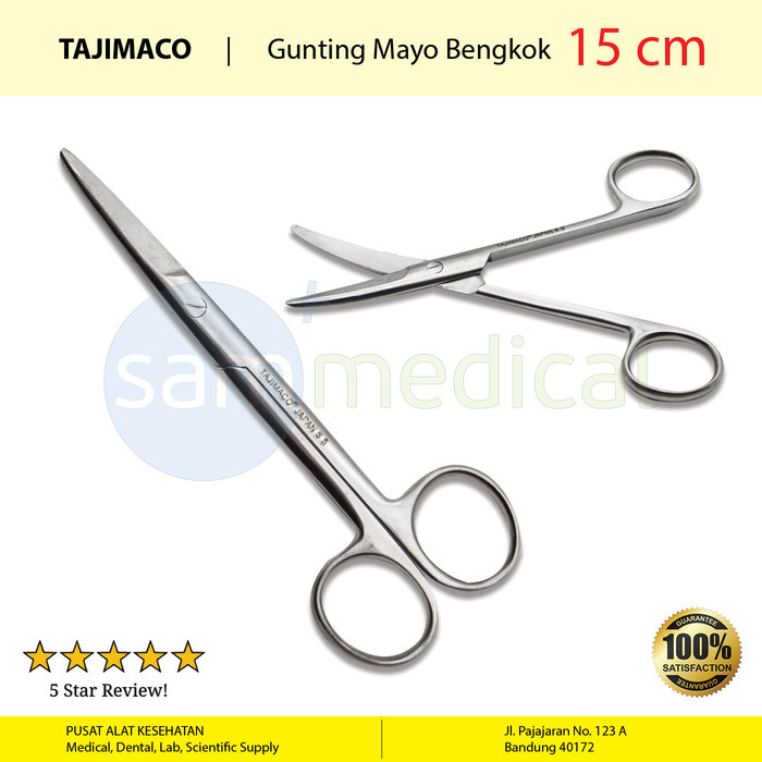 TAJIMACO Gunting Mayo Bengkok 15 cm