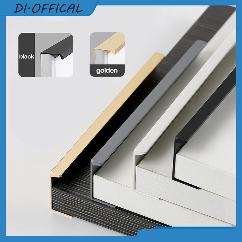 100cm Gagang Pintu Lemari Minimalis Handle Lemari Panjang Invisible Gagang Lemari Minimalis Tarikan 