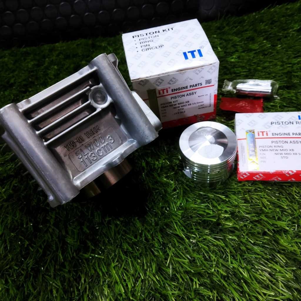 BLOK SEHER MIO BORE UP 130CC 53,5MM/BLOK BORING MIO 53,5 BORING MIO FINO NOUVO BOREUP 53,5 MM CARBU 