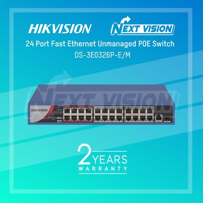 DS-3E0326P-E/M - HIKVISION POE SWITCH
