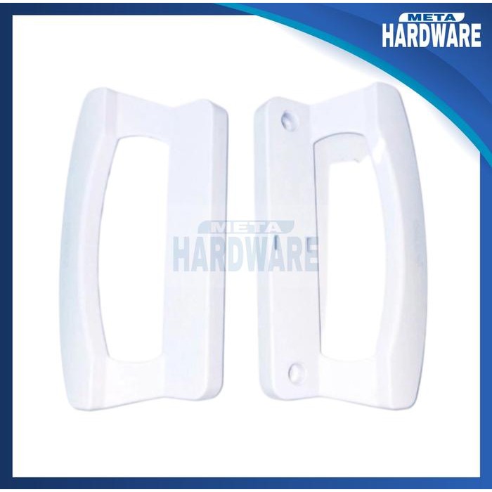 Handle Pintu Sliding Aluminium Dekkson XL 80 Tarikan Pintu Geser Putih
