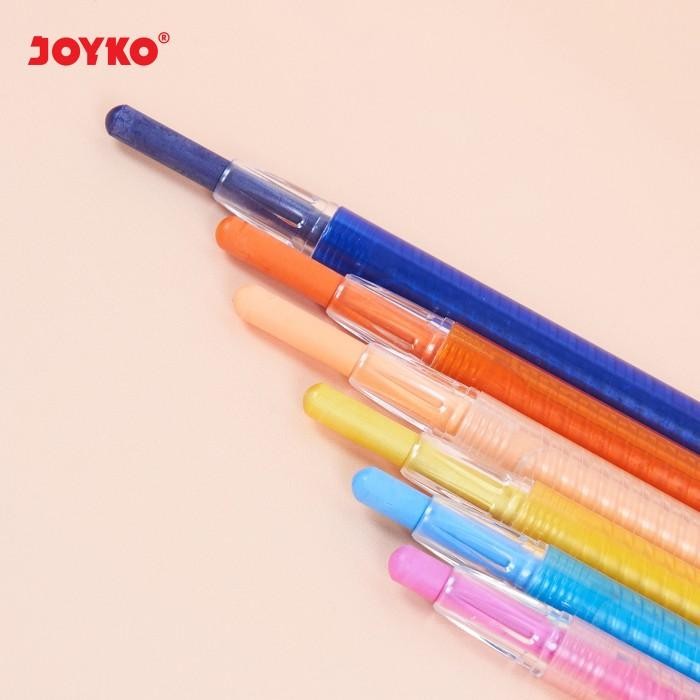 

TERLARIS! JOYKO Krayon Putar Twist Crayon TWCR - TWCR-24S-24Wrna