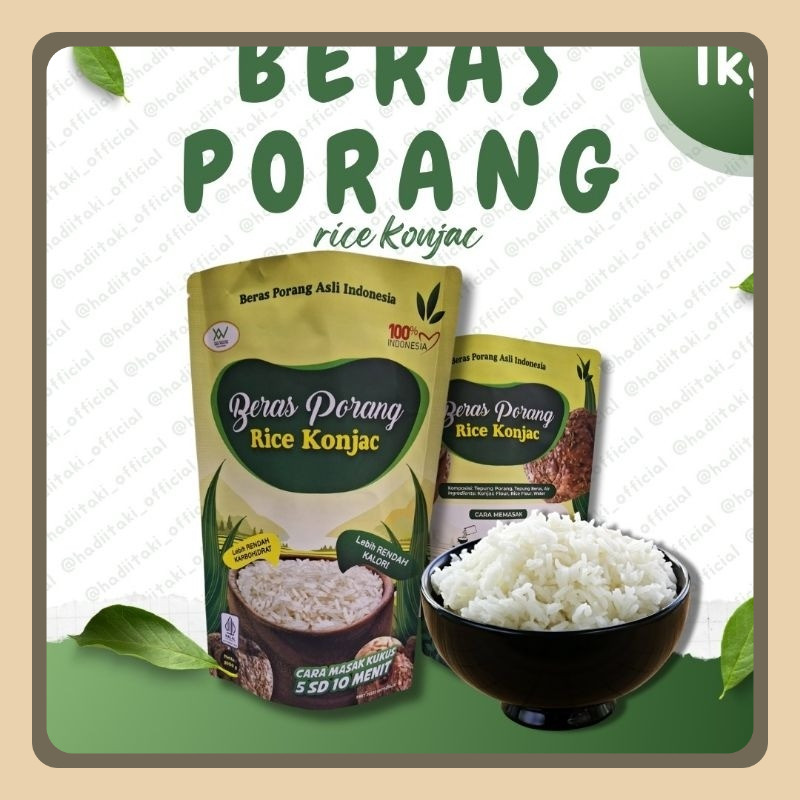 

Beras Porang 1 Kg - Shirataki/Konjac Rice