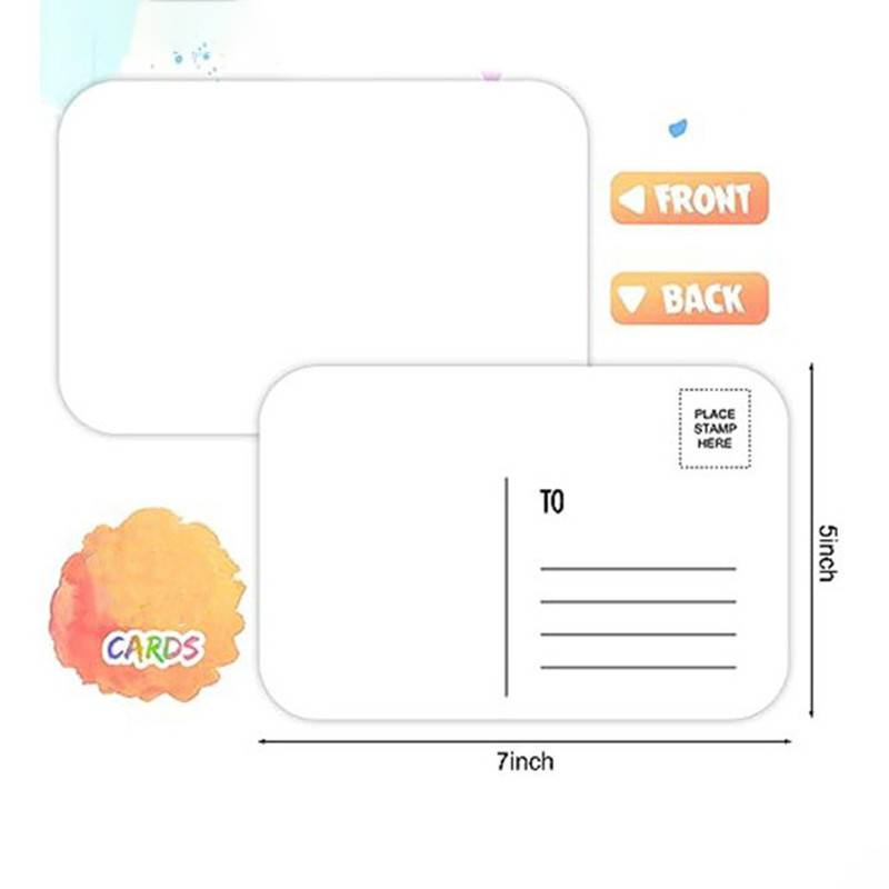 

40Pcs Blank Watercolor Paper Postcards Greeting Cards Watercolor Postcards Painting Paper Acid-Free Heavyweight Art Paper