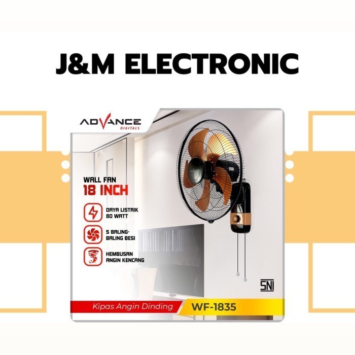 Wall Fan Advance 18 Inch/Wallfan Advance 18 Inch Kipas Dinding Advance