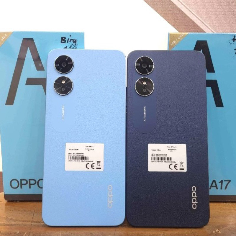 Oppo A17 | A17K Ram 3/64GB | Ram 4/64GB Second Resmi Grade A