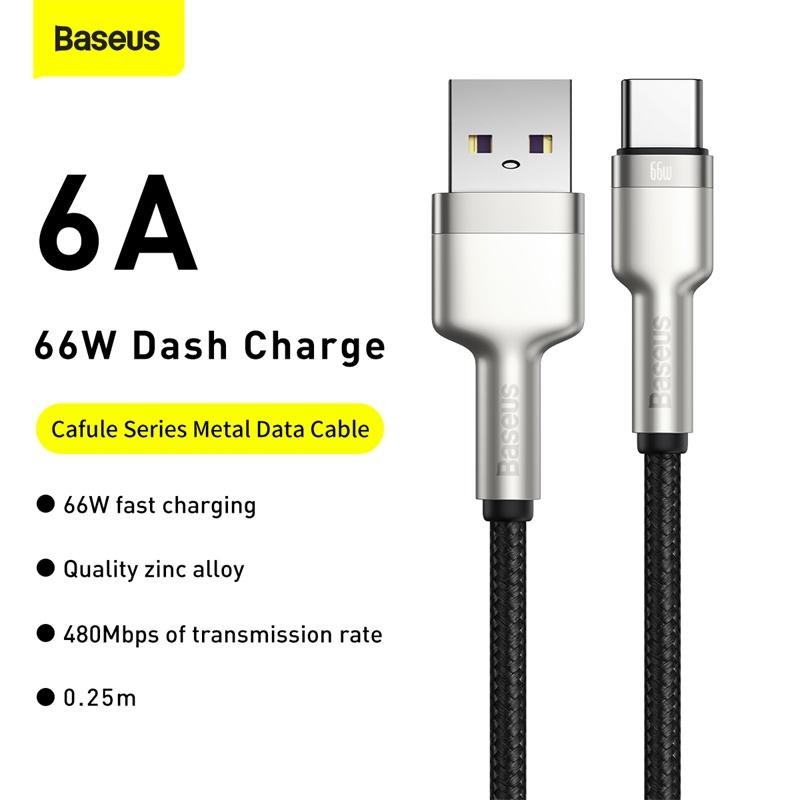BASEUS Cafule Series Metal Usb To Type C 66W 1M