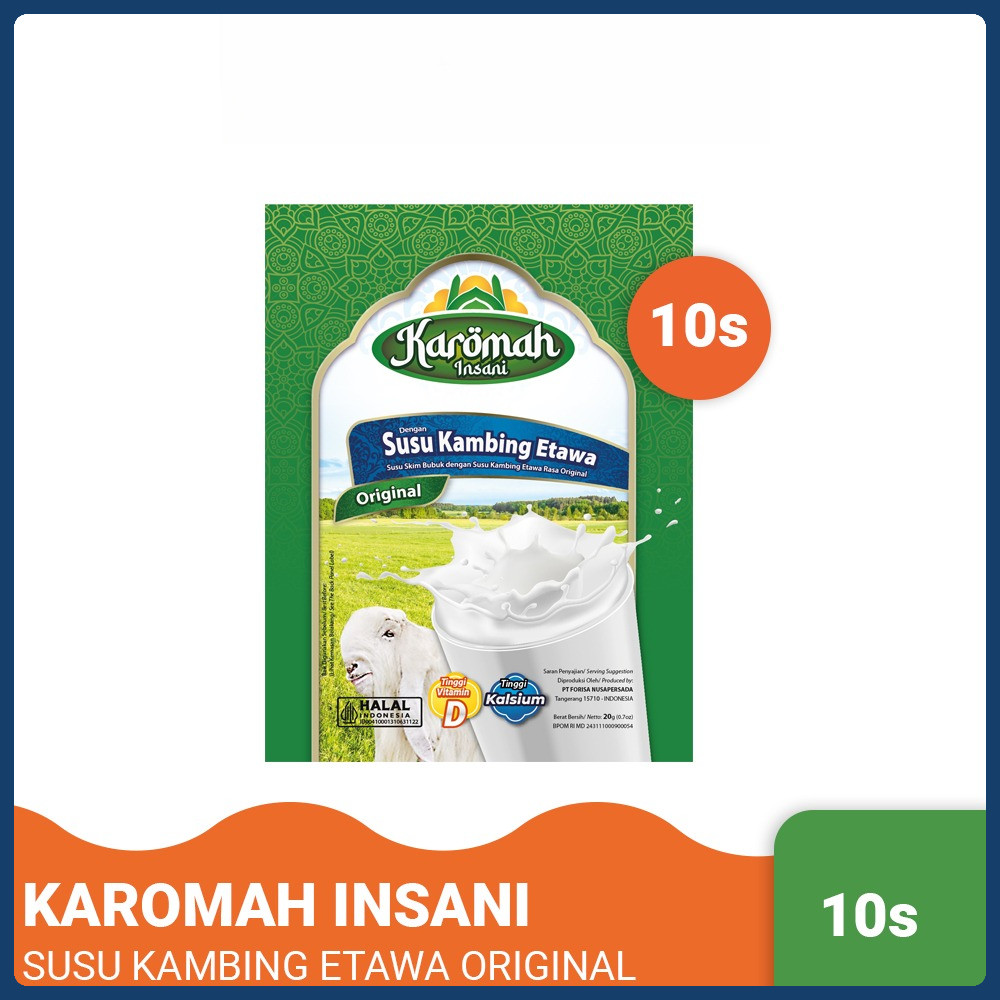 

Etawa Original Karomah Insani Susu Kambing 10 sachets