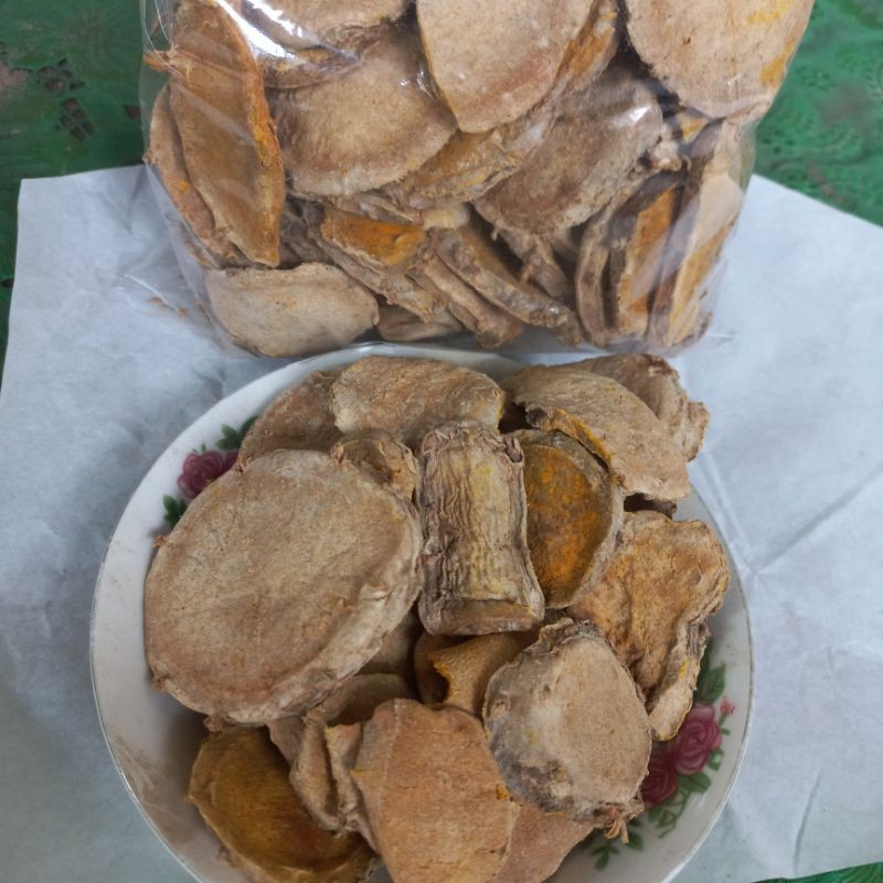 

MURAH Temulawak iris kering 500gr