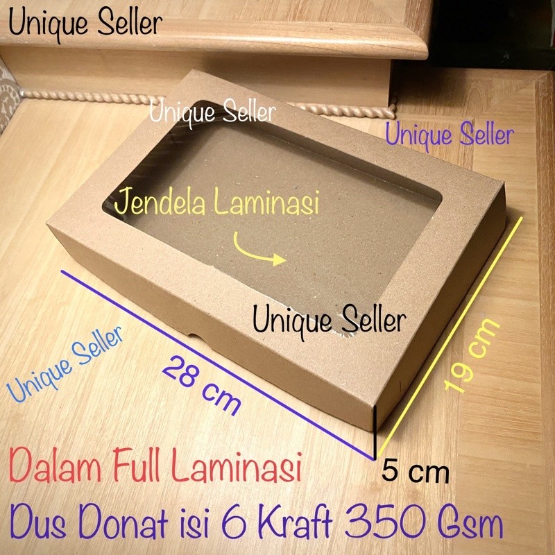 

Dus Donat isi 6 Uk 28x19x5 KRAFT JENDELA Laminasi 350 Gram / Dus Box Kotak Dos Hampers 28x19x5 KRAFT Window Laminasi 350 Gsm / Dus Box Kotak Packing Olshop 28 x 19 x 5 / Dus Box Kotak Baju Souvenir Serbaguna 28x19 x 5 / Dus Box Kotak Donat