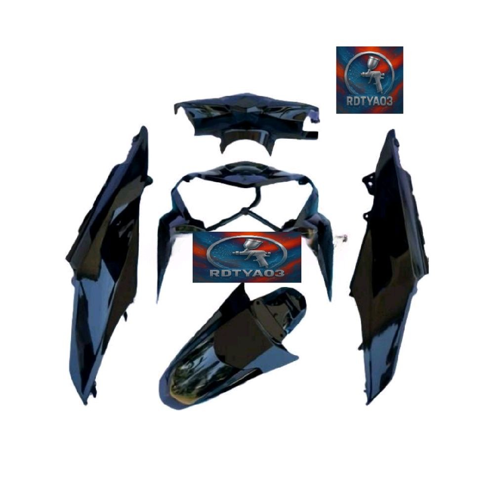 Full set Body Bodi Halus Beat FI Stater Kasar 2012 2013 2014 Warna Hitam Kualitas Seperti Ori origin