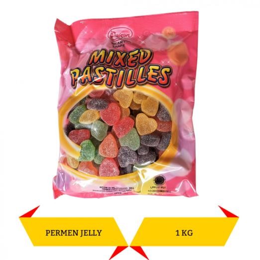 

Permen Jelly Waisun (Mixed Pastilles Candy)-Jeli Aneka Rasa Terlaris