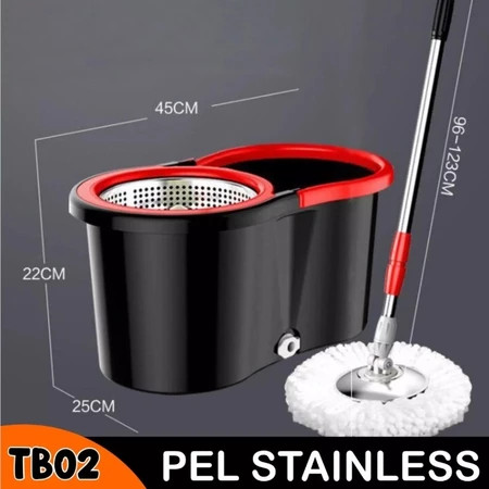 Alat Pel Lantai Spin Mop Pelan Lantai Spin Mop Pel Putar