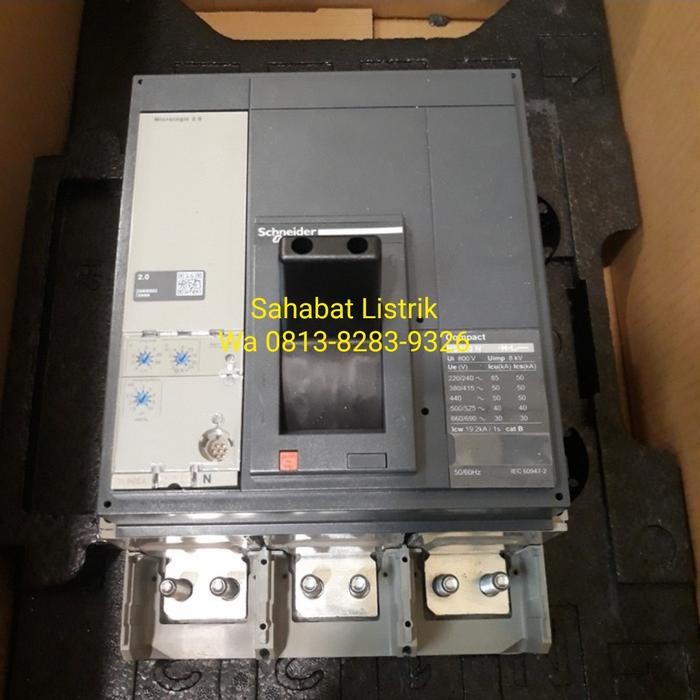 SCHNEIDER MCCB NS1250N 3P 1250A 50kA (Manual Operated)