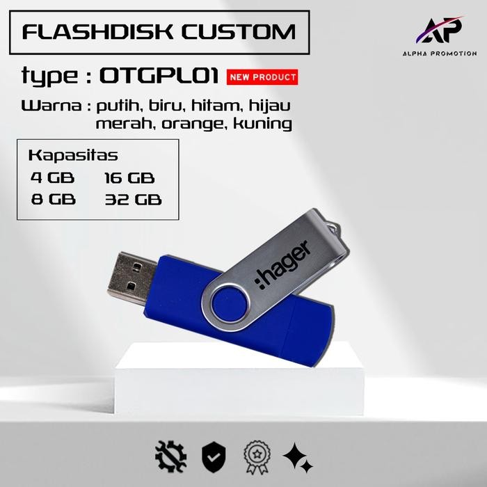 Custom Flashdisk USB OTG - Souvenir Promosi - OTGPL01