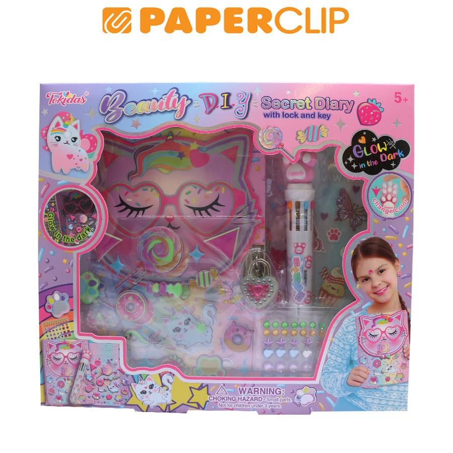 

MAINAN ANAK BEAUTY DIY SECRET DIARY SET TOKIDAS - CAT