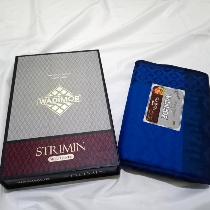 sarung wadimor strimin mercerized - Biru