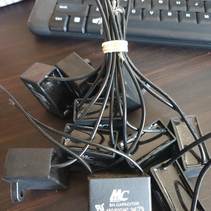 Kapasitor capasitor fan kipas angin  kapasitor fan kipas angin 3UF kabel MC