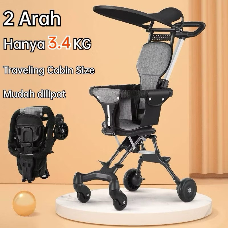 Magic Stroller Bayi Murah Stroller Anak Kreta Bayi  Dorong Roda 4 Baby Multi Fungsi
