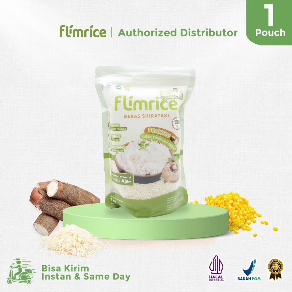 

Flimrice [New Launch] Nasi Shirataki (Nasi Diet) - 1 kg Chef Juna Approved
