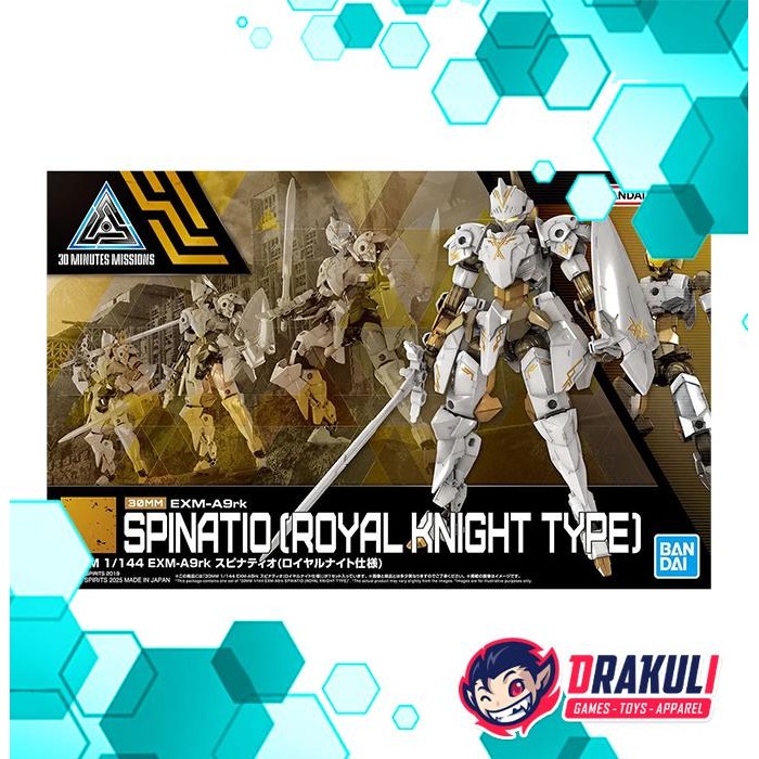 Drakuli Hobbies BANDAI Plamo 30MM EXM-A9rk Spinatio (Royal Knight Type)