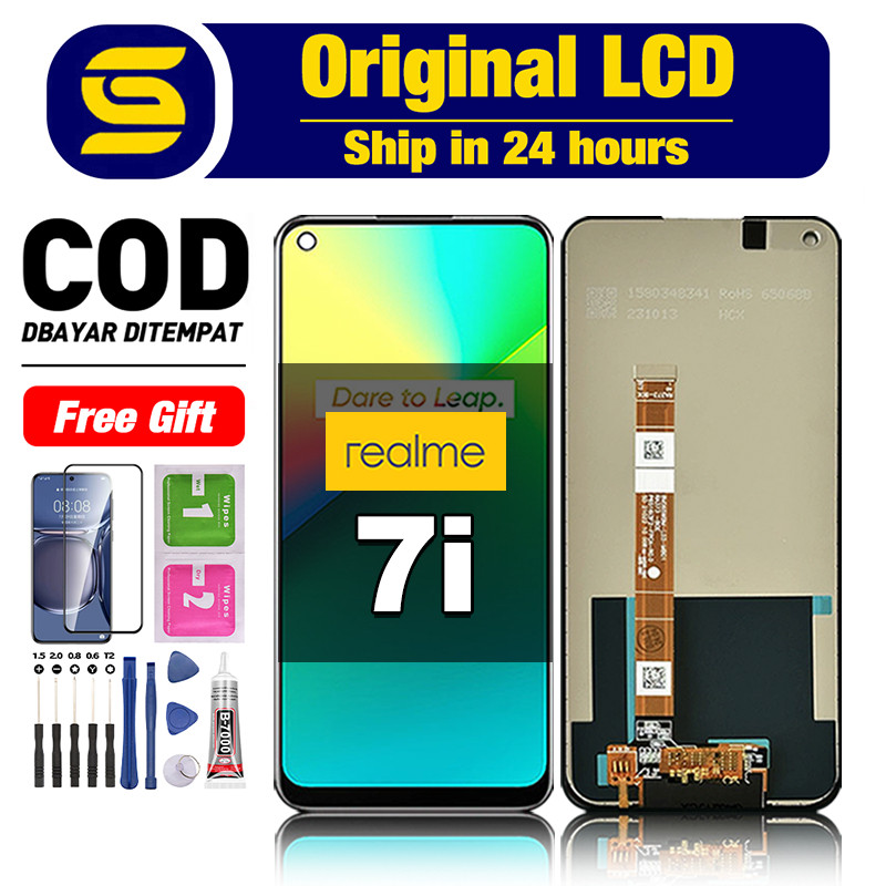LCD Realme 7i Ori fullset asli touchscreen original 100% lcd For Glass Digitizer COD