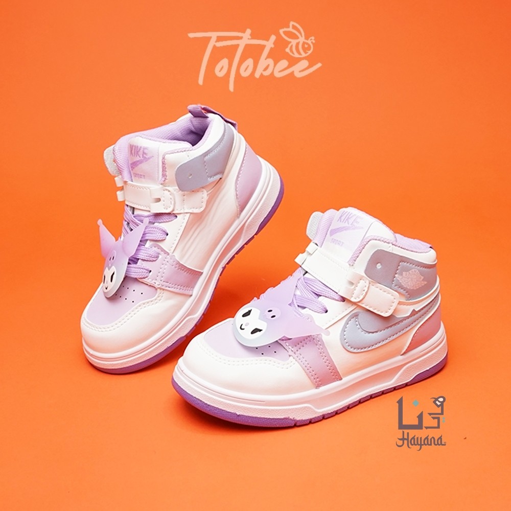 FLAH SALE TOTOBEE Kuromi - Sepatu Anak Perempuan Sneakers Anak Perempuan Sepatu Anak-anak 640