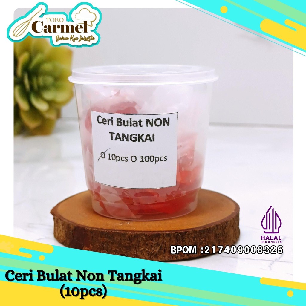 

Ceri Merah NON Tangkai 10pcs - Tanpa Tangkai