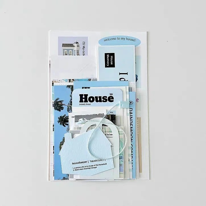 

Nordic Style Pink Vintage Diary Decor Ins Materials Stickers Wholesale OAB Card Stickers Office School Stationery