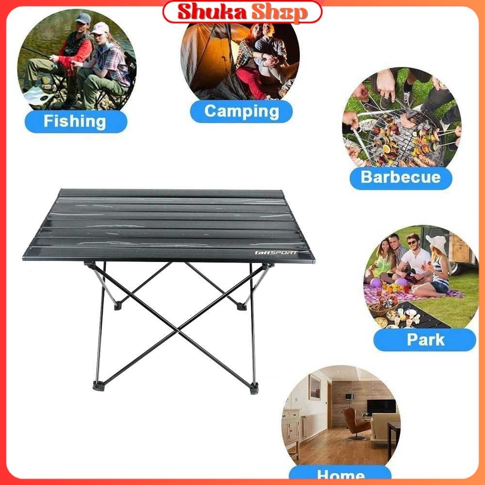 Meja Lipat Piknik Foldable Aluminium - Taffsport