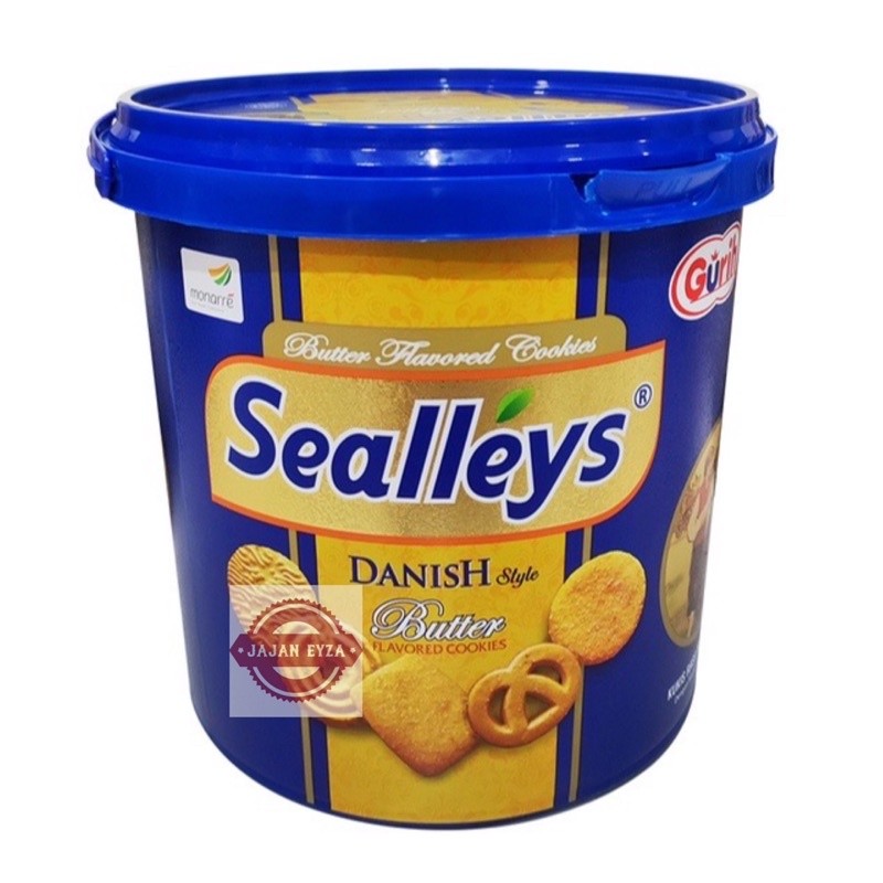 

Sealleys Butter Cookies 300gr - Kukis Rasa Mentega Kaleng Roti Biskuit