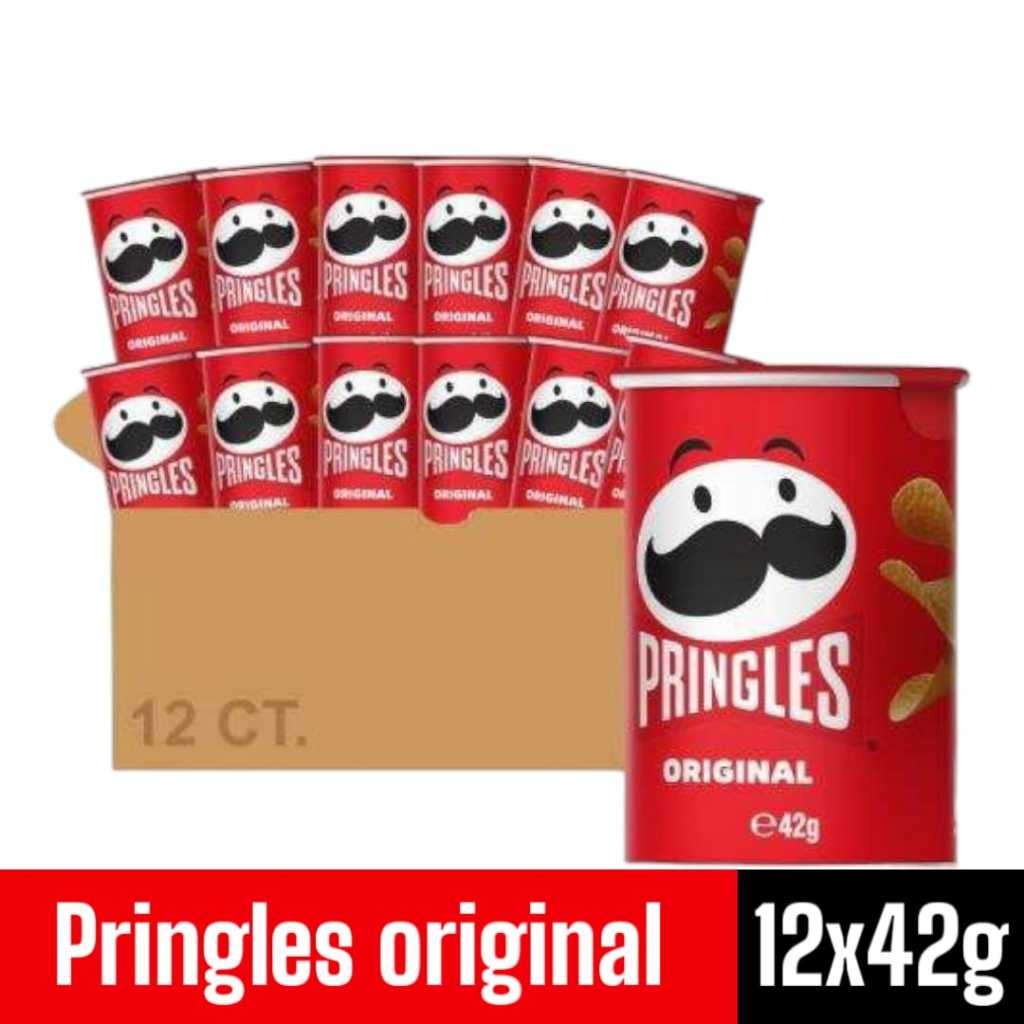 

Pringles Mini 1 Karton (12 pcs) – Snack Kentang Renyah Original & Varian Lain