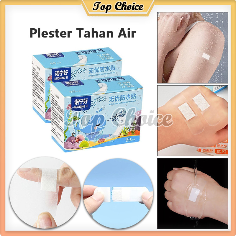 Plester Luka Transparan / Anti Air Plester Transparan Waterproof
