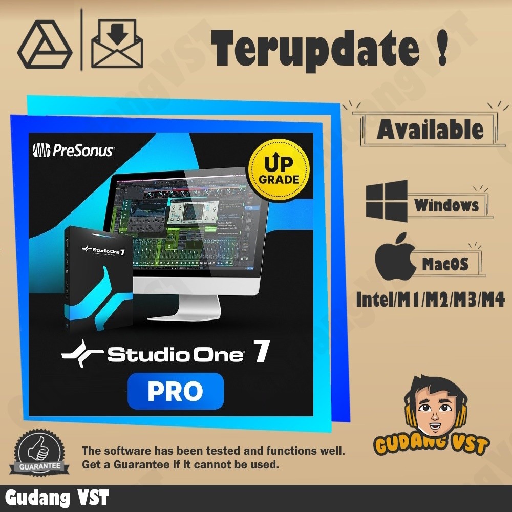 Studio One Professional 5 / 6 / 7 + Plugin WINDOW / MAC Terbaru
