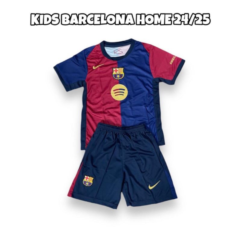 jersey baju bola anak grade ori import setelan jersey kids