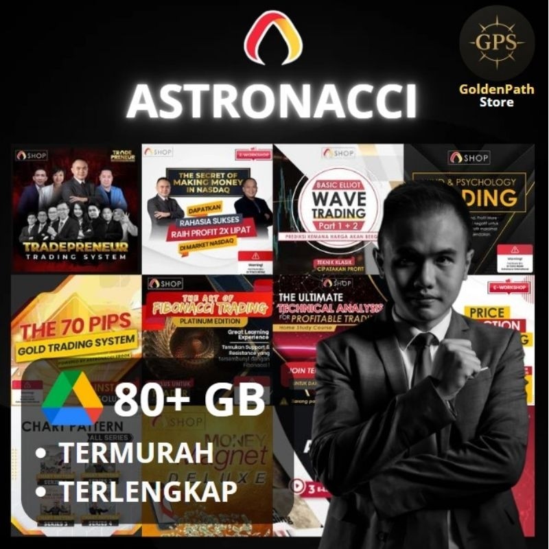 [Lifetime Access] Paket Lengkap Astronacci Trading All In One Termurah Mahir Saham, Forex, Crypto, d