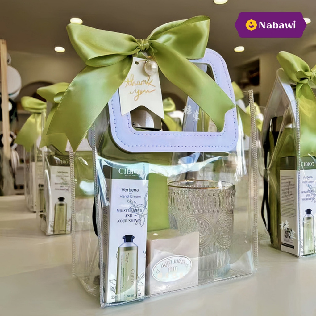 

Tas Mika PVC Tas Souvenir Totebag Goodie Bag Tas Kemasan Oleh Oleh Haji Umroh Tahlilan Tasyakuran