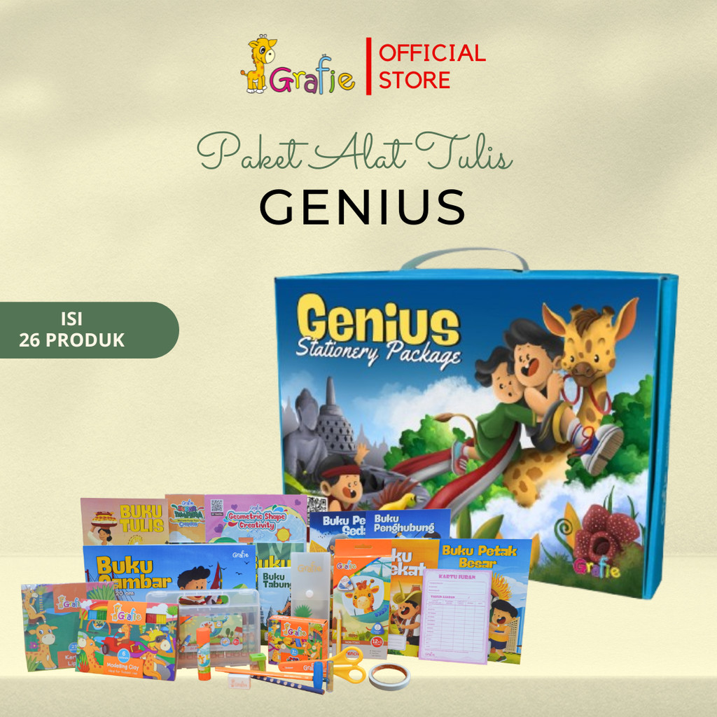 

Grafie Genius Paket Alat Tulis Anak Lengkap