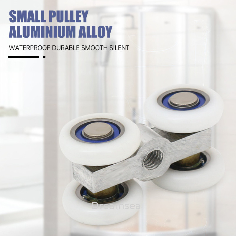 Roda Pintu Geser/Roda Gantung Kamar Mandi/Katrol Kamar Mandi/Aksesori Pintu Kaca Multifungsi——dreams