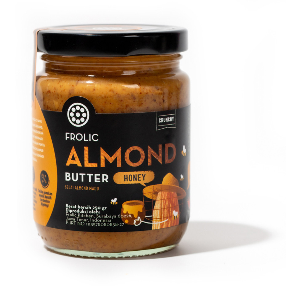 

FROLIC Almond Butter Original Honey Crunchy - Selai Almond Madu