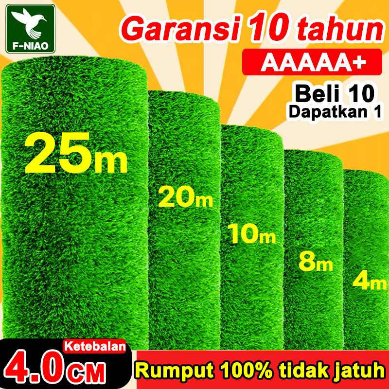 Rumput Sintetis Meteran 2*2/3*3 Rumput Plastik Rumput Buatan Karpet Rumput Sintetis Tahan Lama Anti 