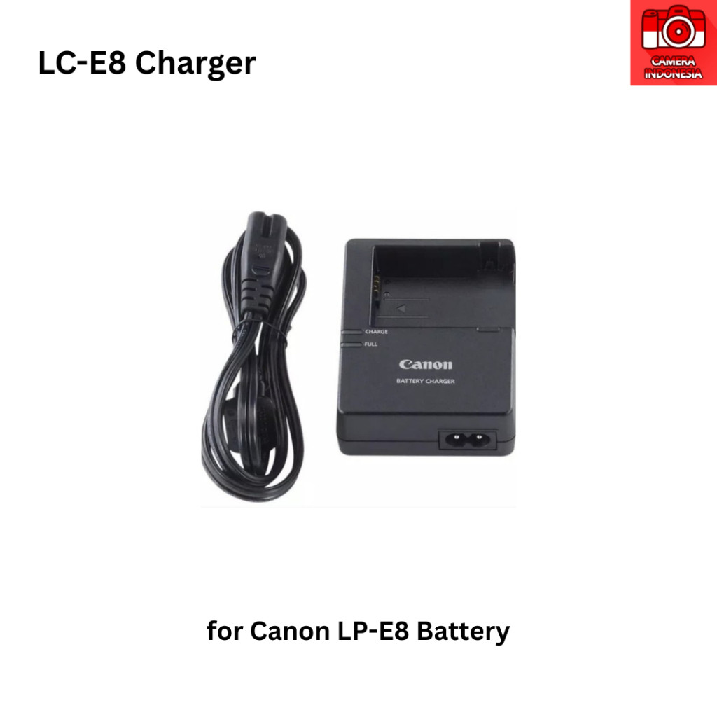 Charger LC-E8 LC-E8C Baterai LP-E8 Kamera Canon EOS 550D 600D 650D 700DCO
