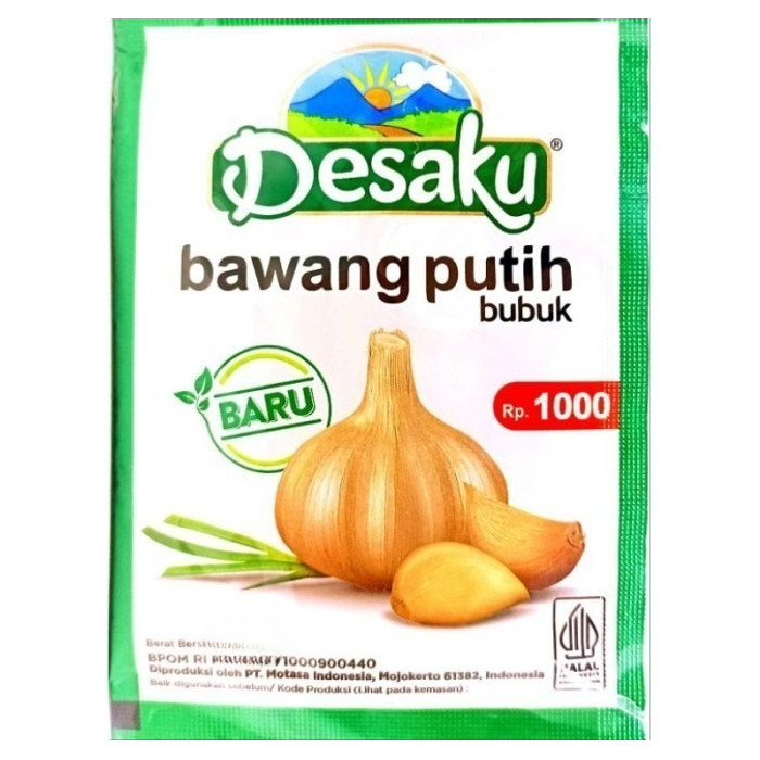 

Desaku Bawang Putih Bubuk 1 Renceng 12 sachet HALAL