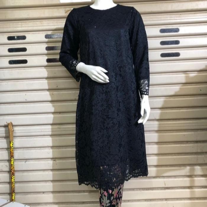 Kebaya Tunik Brukat Jumbo LD 120 cm Baju Brokat Muslim Atasan Kebaya Wanita Tunik Kebaya Panjang Keb